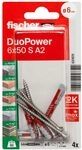 Fischer - D&uuml;bel &ndash; Blister mit 4 Universald&uuml;beln Duopower &Oslash;6 x 50 mm +...