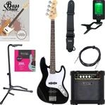 Rocktile Fatboy II E-Bass Set - E-Bass im Jazz-Style mit 2 Single-Coil...