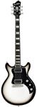 Hagstrom Megin Aged Grey Burst - E-Gitarre