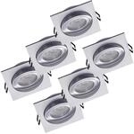 Oktaplex 6er Set Lyon Einbaustrahler LED Modul stufenlos dimmbar 5W | 3000K