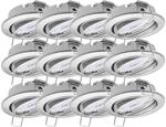 Oktaplex 12er Set Dijon LED Deckenspots 230V dimmbar Schwenkbar ultra flach |...