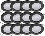 Oktaplex 12er Set Sedan flache LED Einbauleuchten Spots 35mm Einbautiefe |...