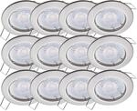 Oktaplex 12x Sedan LED Einbaustrahler 230V Stufenlos dimmbar 3000K Warmwei&szlig; |...