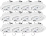 Oktaplex 12x Dijon LED Deckenspots 230V dimmbar Schwenkbar ultra flach | 35mm