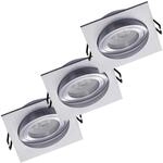 Oktaplex 3er Set Einbaustrahler Lyon LED Modul 3 Stufen dimmbar 4,8W | 3000K