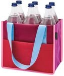 Remember Flaschentasche, 6 F&auml;cher je 1.5 Liter, 100% recyceltes Polyester &ndash;