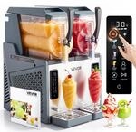 VEVOR Slush Maschine 2 x 4 L, Slusheis Eisbereiter 455 W (kein Eis n&ouml;tig),