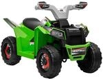 HOMCOM 6V Elektro Kinderquad 2,5 km/h Vorw&auml;rts-, R&uuml;ckw&auml;rtsfunktion Gr&uuml;n |...