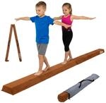 TRUTZHOLM Schwebebalken f&uuml;r Zuhause klappbar Balance Beam L&auml;nge 270 cm...