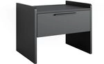 Vicco Esszimmerbank Roman, Schwarz, 53.5 x 41.1 cm | mit 1 Schublade, geeignet...