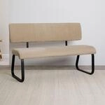 IDIMEX Esszimmerbank MATESE aus Kord, beige &ndash; gem&uuml;tliche Sitzbank mit