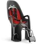 Hamax Zenith Rahmenmontierter Fahrradkindersitz &ndash; Grau mit roter Polsterung,