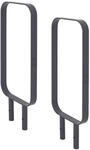 TRUTZHOLM 2x Fahrradanlehnb&uuml;gel 115x45 cm zum einbetonieren Flachstahl |...