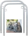 TRUTZHOLM 2x Fahrradanlehnb&uuml;gel 114x78 cm zum Einbetonieren feuerverzinkt 
