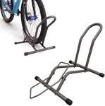 Relaxdays Fahrradst&auml;nder, 16&ndash;29 Zoll, Reifenbreite bis 10,5 cm, anthrazit 