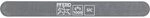 PFERD Schleiffeile SF-R147-15-5 flexibel, 147x15x5mm, SiC K1000, runde Enden