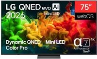 LG 75QNED80B6A 75 Zoll (190 cm) 4K UHD QNED AI Smart TV | Alpha 7 AI Prozessor,...