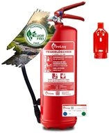 FireLoq 6L fluorfrei Schaum Feuerl&ouml;scher f&uuml;r Brandklasse AB mit 21A | 144B...
