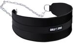 GORILLA SPORTS&reg; Dip G&uuml;rtel mit Stahlkette, 2 Karabinern, bis 100 kg | Aus...