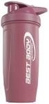Best Body Nutrition Edelstahl-Proteinshaker mit Sieb Reforce Deep Rose Matt 