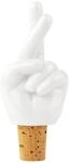 Bottle Sealer Fingers Crossed - Flaschenverschluss, Weinstopper aus Keramik und...