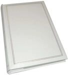 walther design Fotoalbum weiss 300 Fotos 10 x 15 cm Memo-Einsteckalbum Kunstleder mit