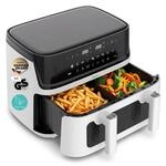 MEDION P25 XXL Flex M Airfryer mit 2 Kammern - 10,8 Liter - PFAS-frei 