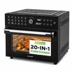 NutriChef Hei&szlig;luftfritteuse XXL 30 Liter Airfryer Ofen mit Drehspie&szlig; | 20