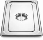 Morleos GN 1/1 Deckel Gastronormbeh&auml;lter aus rostfreiem Edelstahl 530 x 325 mm 