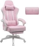 GTPLAYER Gaming Stuhl Stoff, Gaming Sessel mit Taschenfederkissen, ergonomischer