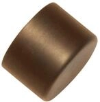 Gardinia Endkappe, Aluminum, Bronze, Windsor Classic, 2