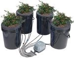 VEVOR DWC Hydrokultur-Anbausystem, Hydrokultur Anzuchtsysteme mit Topf-Tropfkit,