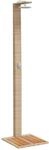 vidaXL Gartendusche Beige 50x55x224 cm Poly Rattan und Akazienholz