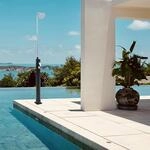 casa.pro Solardusche Ampend Gartendusche mit Wassertank f&uuml;r 9 L schwenkbarer