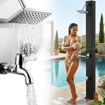 Strattore Solardusche Gartendusche 40 Liter - Warmes Wasser max. 60&deg;C - Ohne