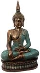 Atmosphera &ndash; Figur Buddha sitzend &ndash; Kunstharz, H&ouml;he 73 cm