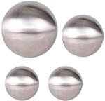 Edelstahlkugel Set 4St&uuml;ck matt oder gl&auml;nzend Gartenkugel Dekokugel Edelstahl,