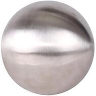 Spetebo Deko Kugel Edelstahl matt geb&uuml;rstet - 30 cm | Schwimm Kugel,...