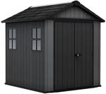 Keter Ger&auml;tehaus Newton 757, 223,8 x 230 x 246 cm, 4,4 m&sup2;, schiefergrau,...