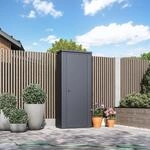 WEIDE Gartenschrank Noble 600 L (Classic) | Wetterfester Aufbewahrungsschrank...