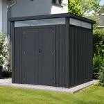 Plats Outdoor Solution Ger&auml;tehaus Tom Metall, 230 x 230 x 222 cm, 9,5 m&sup3;,