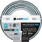 CELLFAST MULTIFLEX ATSV Gartenschlauch, 6-lagig, ATS2&trade;, 3/4", 20 m | Doppeltes
