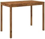 vidaXL Gartenbar-Tisch Natur 141 x 80,5 x 105 cm Massivholz Akazie |...