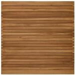 vidaXL Tischplatte 90 x 90 x 3,5 cm, quadratisch, Teakholz, massives Teakholz,