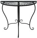 DELUKE Balkontisch Philip - Eisen, Schwarz, 80x40x71cm | Gartentisch...