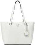 GUESS Geldb&ouml;rse Stacey SLG Zip Around Wallet Cream White Creme