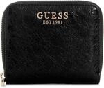 GUESS Geldb&ouml;rse Antonia SLG Zip Around Wallet Black schwarz