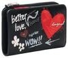 Desigual Geldb&ouml;rse Mone Wow Emma Wallet Black schwarz