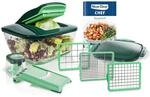 Genius Nicer Dicer Chef Gem&uuml;seschneider 10-tlg, Gr&uuml;n | Manuell betrieben,