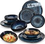 S&auml;nger Tafelservice Tokio 16 tlg, Geschirrset 4 Personen | Steingut Tableware...
